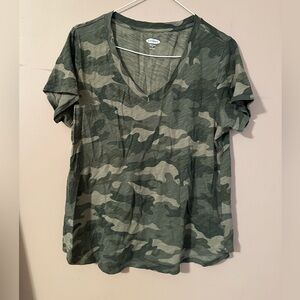 Old Navy women’s Camo shirt